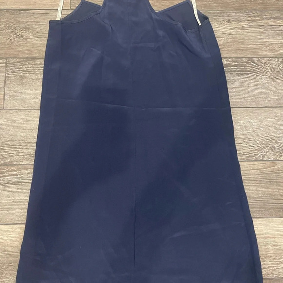Lilly Pulitzer Daphne Mini Slip Dress Navy Blue Coastal Beachy Size XS - Picture 9 of 9